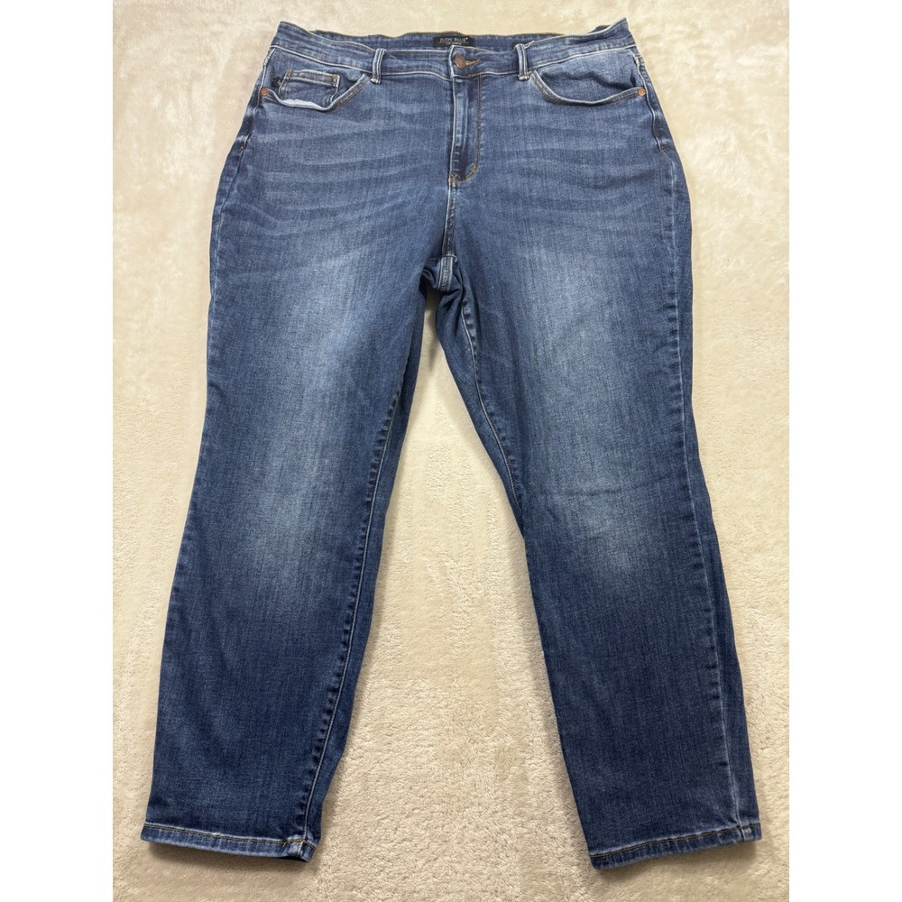 Judy Blue Womens Slim Fit Stretch Denim Blue Jeans 20W Meas: 38x27.5